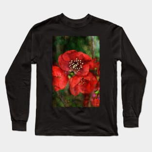 Japonica Blossoms Long Sleeve T-Shirt